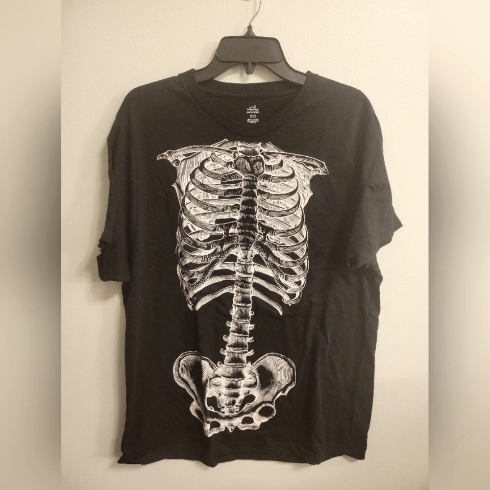 Black Skeleton XL Tee